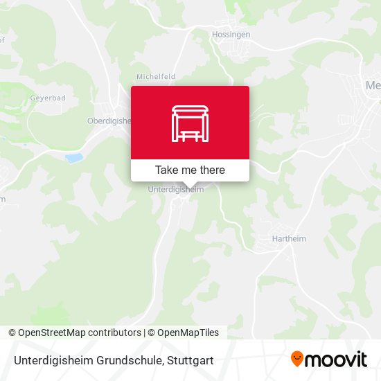 Карта Unterdigisheim Grundschule
