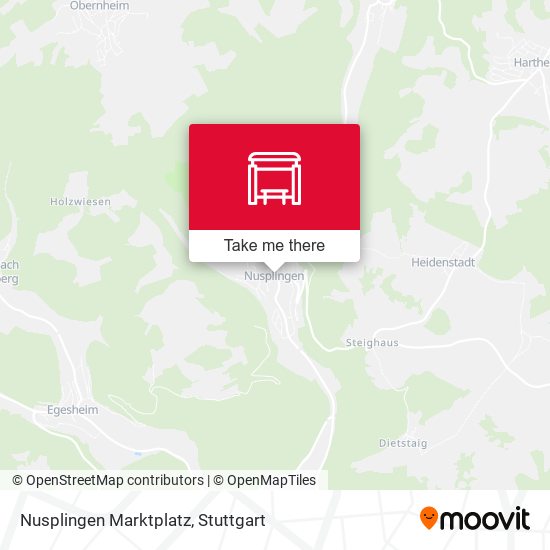 Карта Nusplingen Marktplatz
