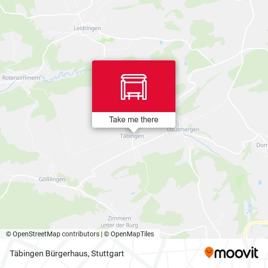 Täbingen Bürgerhaus map