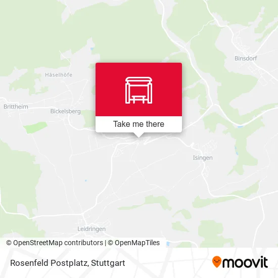 Карта Rosenfeld Postplatz