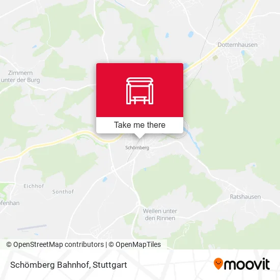 Карта Schömberg Bahnhof