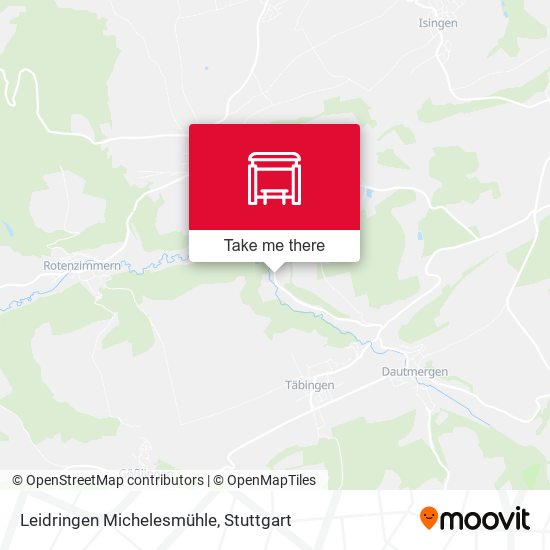 Leidringen Michelesmühle map