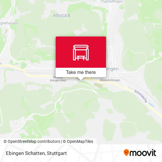 Карта Ebingen Schatten