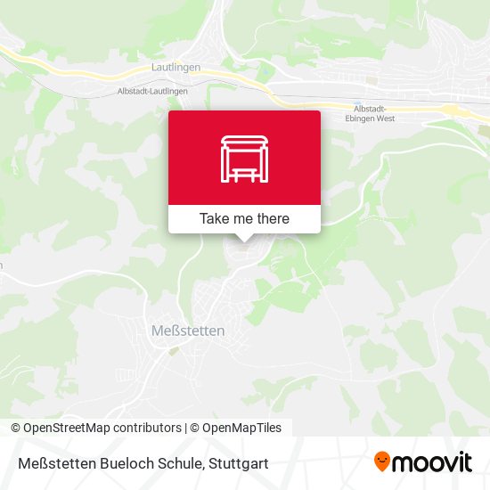 Meßstetten Bueloch Schule map
