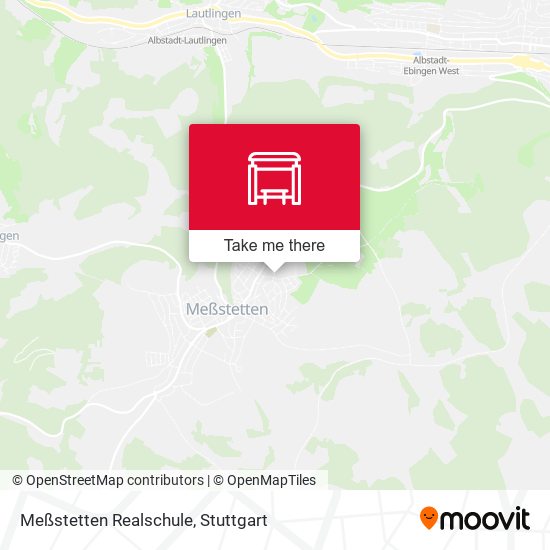 Карта Meßstetten Realschule