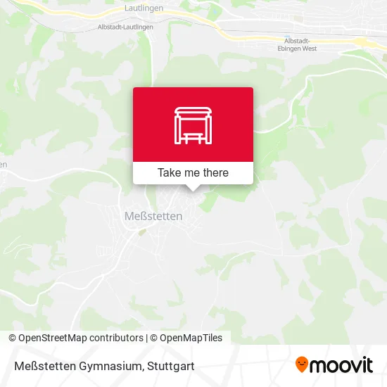 Карта Meßstetten Gymnasium