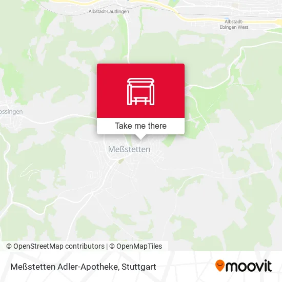 Карта Meßstetten Adler-Apotheke