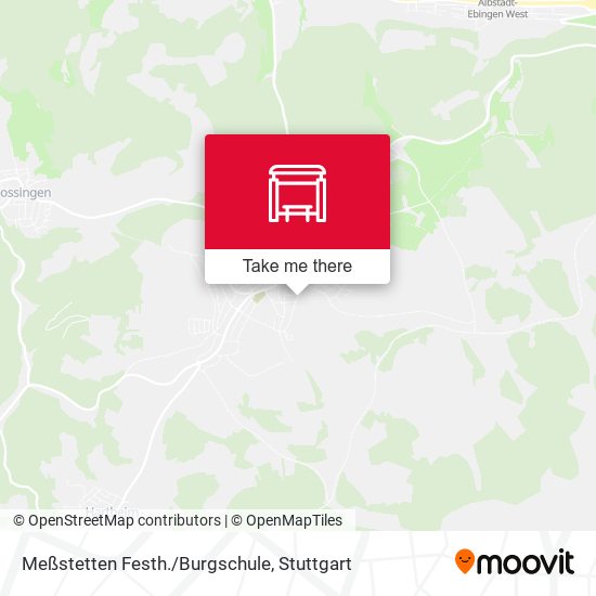 Meßstetten Festh./Burgschule map