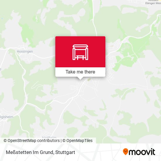Карта Meßstetten Im Grund