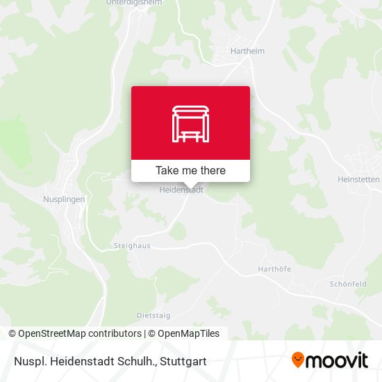 Карта Nuspl. Heidenstadt Schulh.