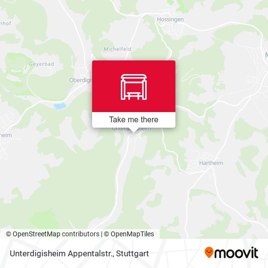 Карта Unterdigisheim Appentalstr.