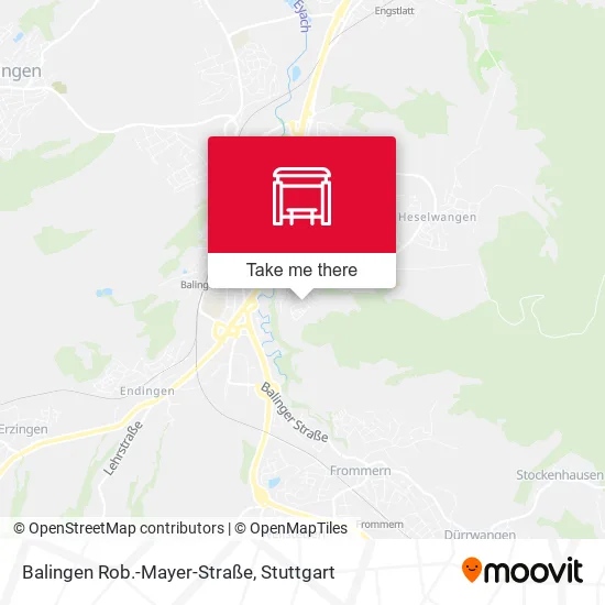 Карта Balingen Rob.-Mayer-Straße