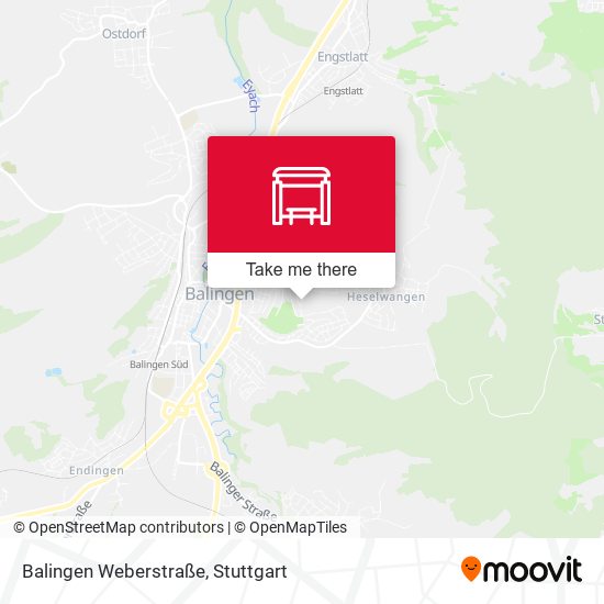 Balingen Weberstraße map