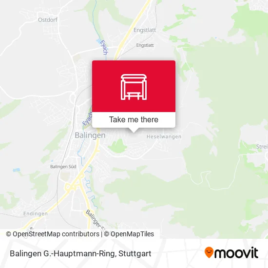 Карта Balingen G.-Hauptmann-Ring