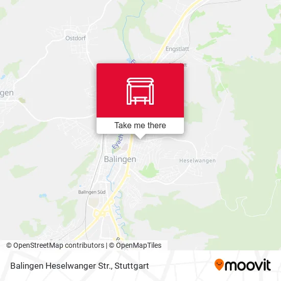Карта Balingen Heselwanger Str.
