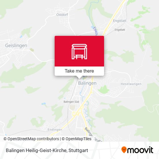 Balingen Heilig-Geist-Kirche map