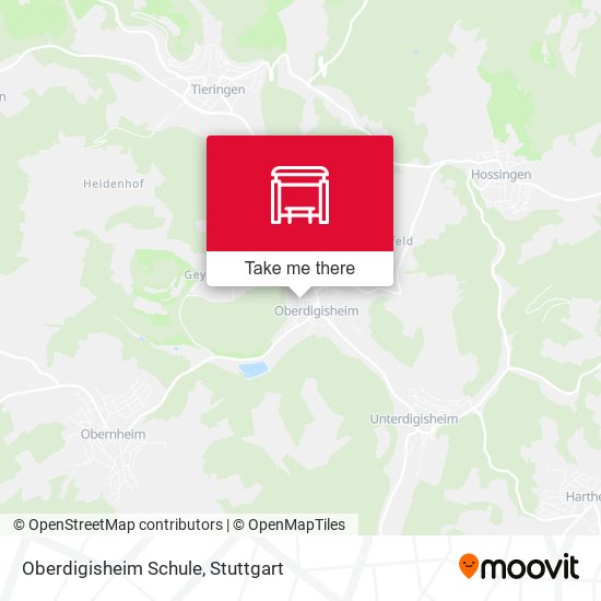 Oberdigisheim Schule map