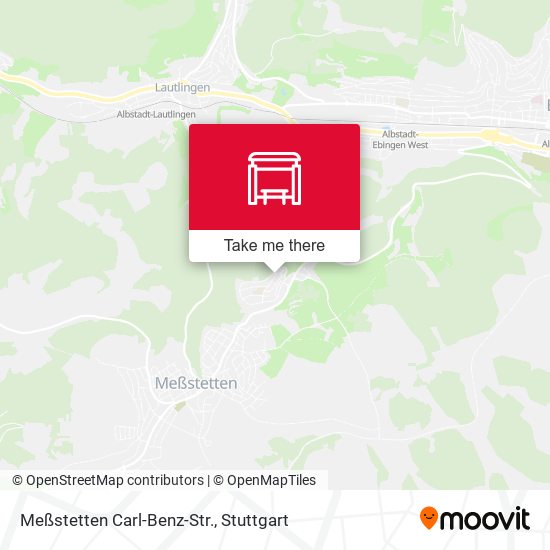 Карта Meßstetten Carl-Benz-Str.