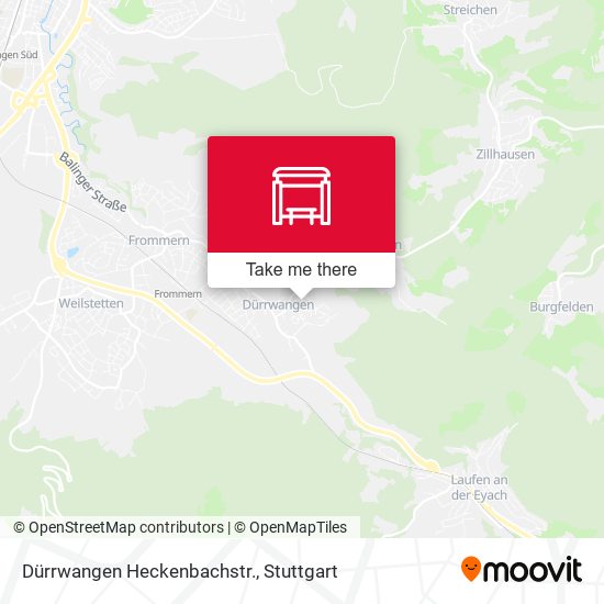 Dürrwangen Heckenbachstr. map