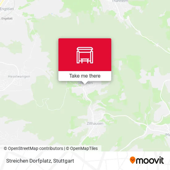 Карта Streichen Dorfplatz