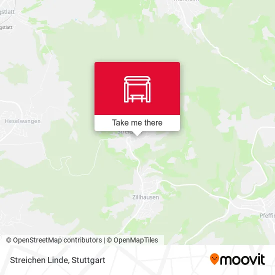 Streichen Linde map