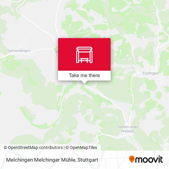 Карта Melchingen Melchinger Mühle