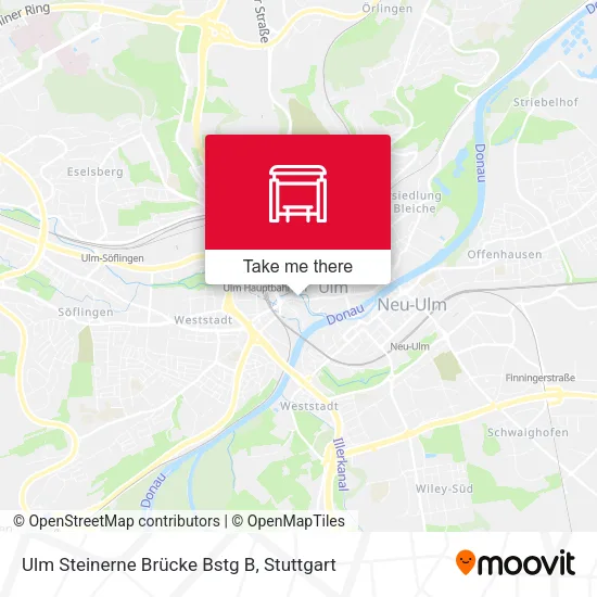 Карта Ulm Steinerne Brücke Bstg B