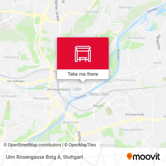 Карта Ulm Rosengasse Bstg A