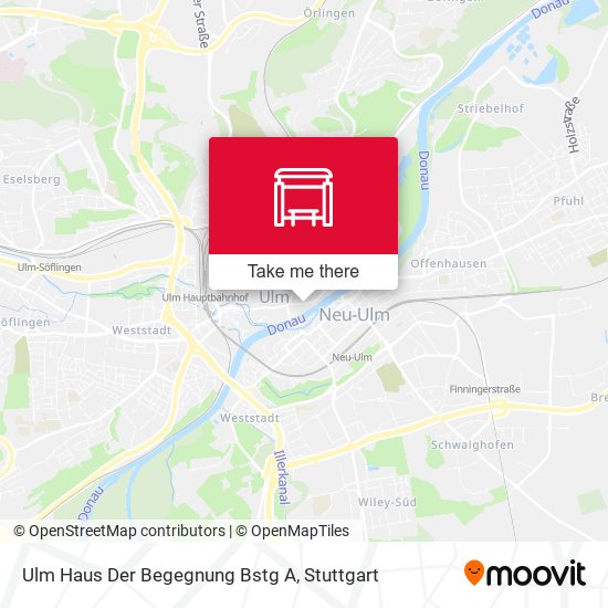 Ulm Haus Der Begegnung Bstg A map