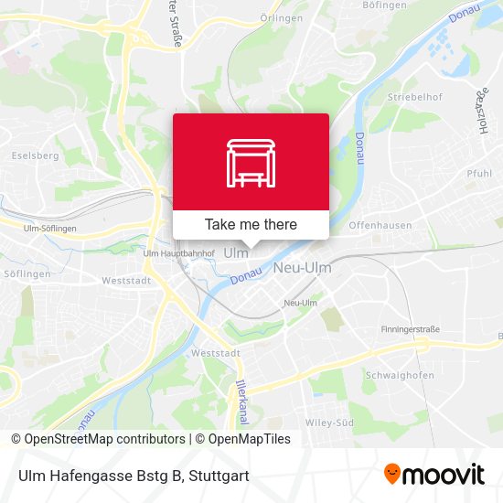 Ulm Hafengasse Bstg B map