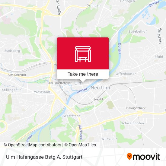 Карта Ulm Hafengasse Bstg A
