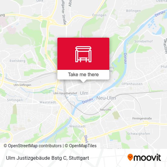 Карта Ulm Justizgebäude Bstg C