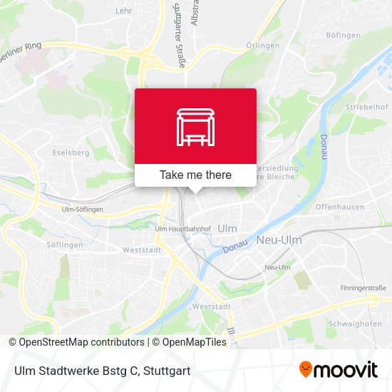 Карта Ulm Stadtwerke Bstg C