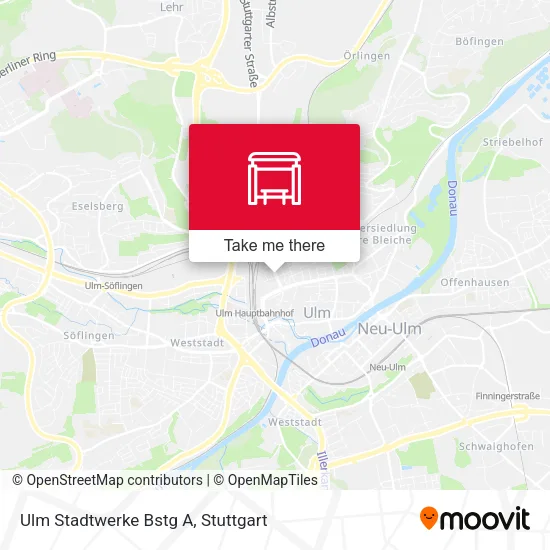 Карта Ulm Stadtwerke Bstg A