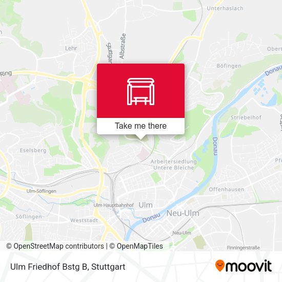 Карта Ulm Friedhof Bstg B