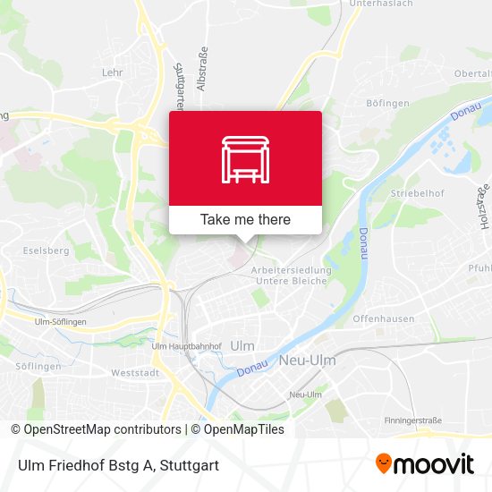 Карта Ulm Friedhof Bstg A
