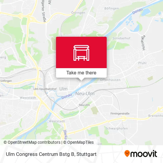 Карта Ulm Congress Centrum Bstg B