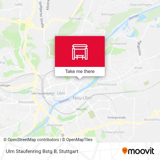 Карта Ulm Staufenring Bstg B