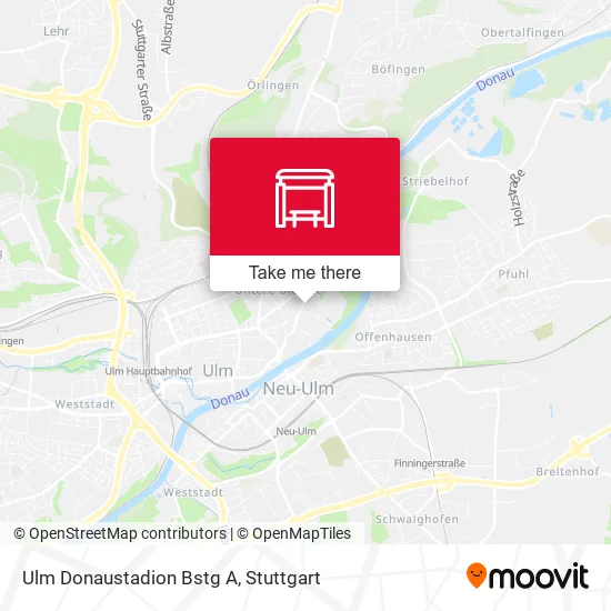 Карта Ulm Donaustadion Bstg A