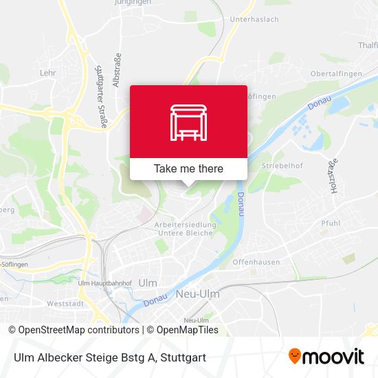 Карта Ulm Albecker Steige Bstg A