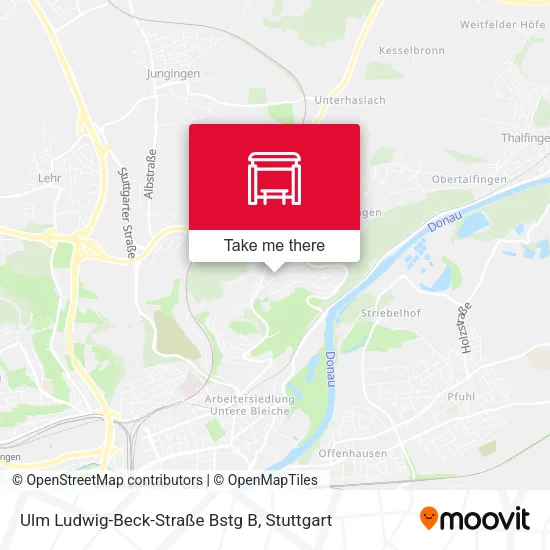 Карта Ulm Ludwig-Beck-Straße Bstg B