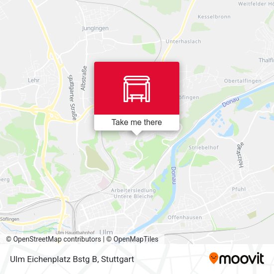 Ulm Eichenplatz Bstg B map