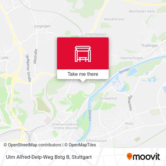 Карта Ulm Alfred-Delp-Weg Bstg B