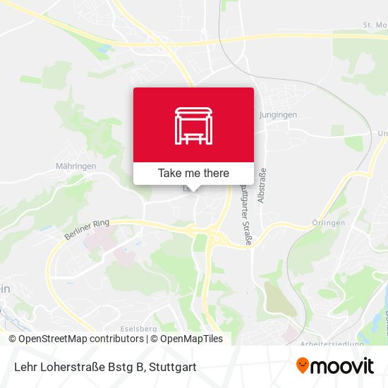 Lehr Loherstraße Bstg B map
