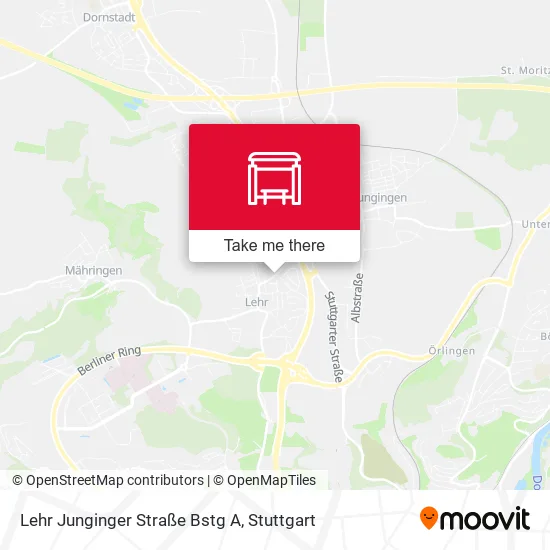 Карта Lehr Junginger Straße Bstg A