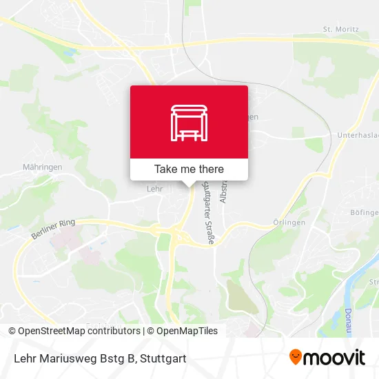 Карта Lehr Mariusweg Bstg B