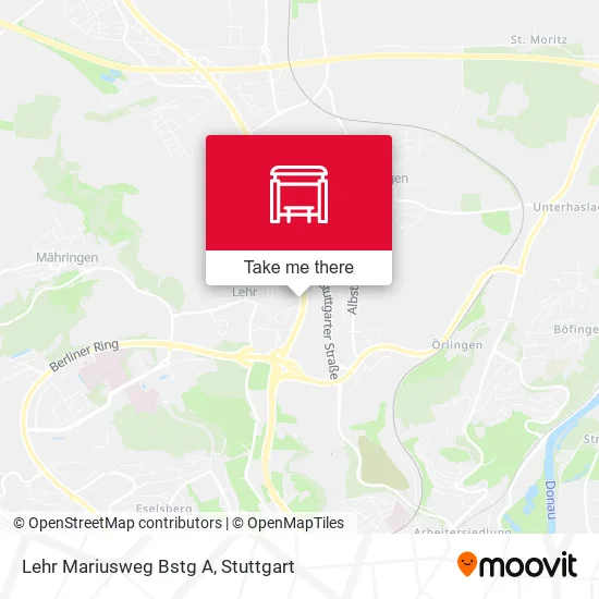Карта Lehr Mariusweg Bstg A