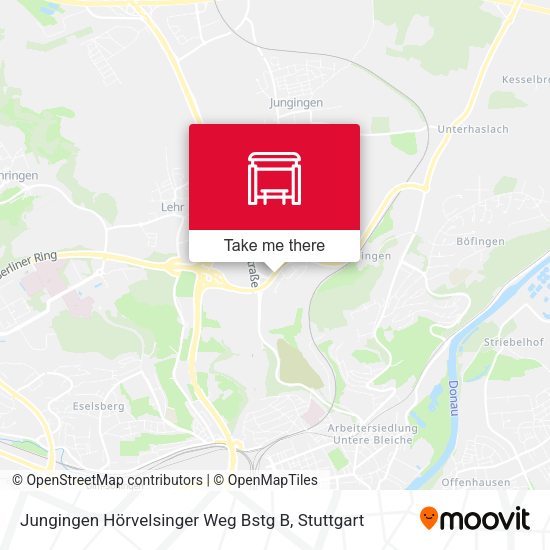 Jungingen Hörvelsinger Weg Bstg B map