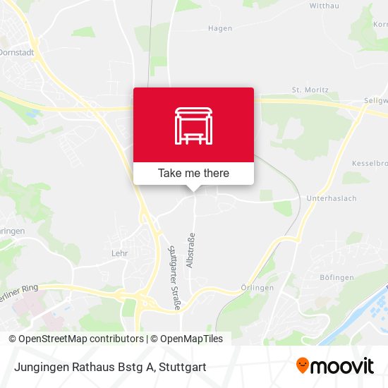 Jungingen Rathaus Bstg A map