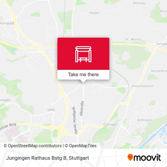 Jungingen Rathaus Bstg B map